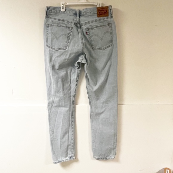 Levis 501 Straight Leg Light Wash Button Fly Jeans size 31 - Picture 5 of 9